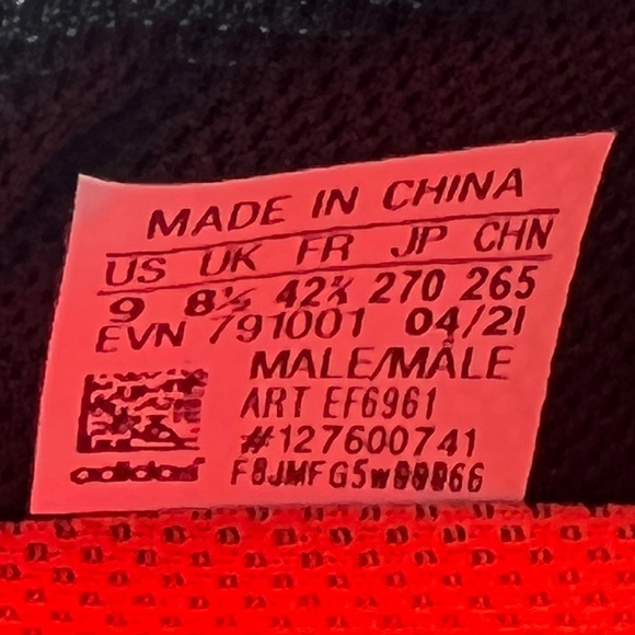 Five Ten Kestrel Lace Clipless Shoes Core Black Solar Red Grey Two Sz 9 - Picture 9 of 9